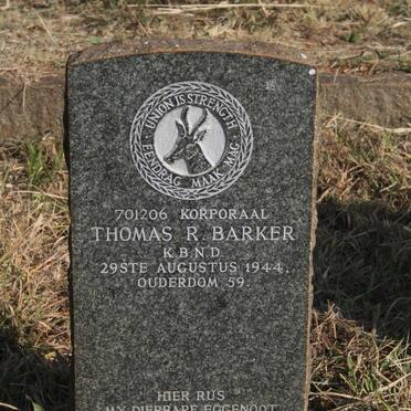 BARKER Thomas R. -1944