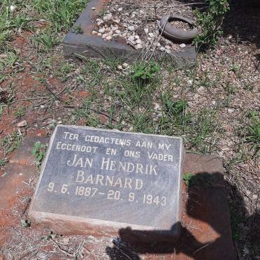 BARNARD Jan Hendrik 1887-1943