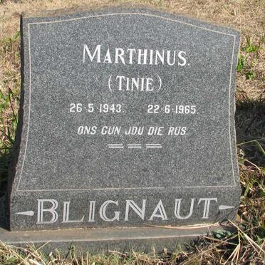 BLIGNAUT Marthinus 1943-1965