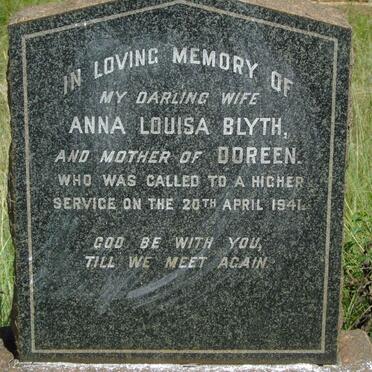 BLYTH Anna Louisa -1941