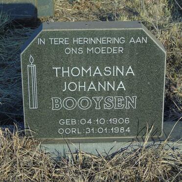 BOOYSEN Thomasina Johanna 1906-1984