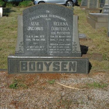 BOOYSEN Izak Jacobus 1876-1969 &amp; Helena Dorothea POTGIETER 1885-1957