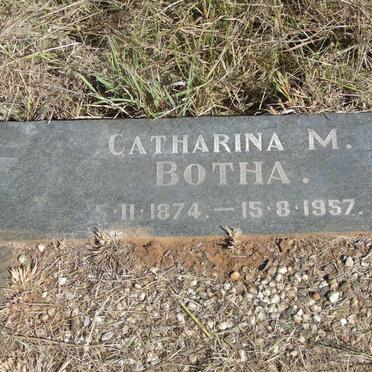 BOTHA Catharina M. 1874-1957