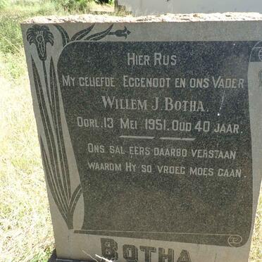 BOTHA Willem J. -1951
