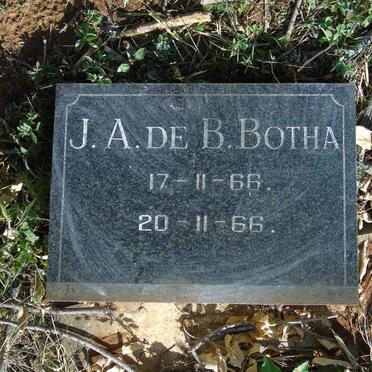 BOTHA J.A. de B. 1966-1966