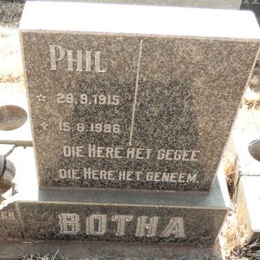 BOTHA Phil 1915-1986