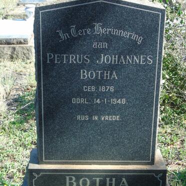 BOTHA Petrus Johannes 1876-1948