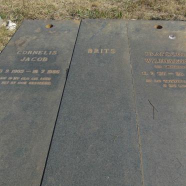 BRITS Cornelis Jacob 1905-1986 &amp; Franscina Wilhelmina GROBBELAAR 1911-1980