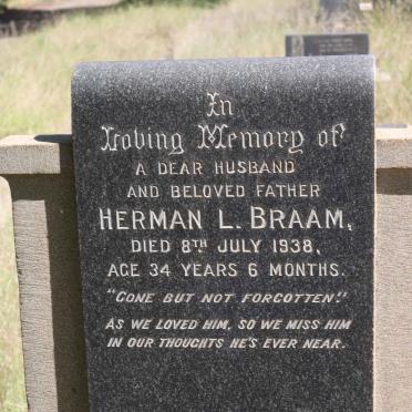 BRAAM Herman L. -1938