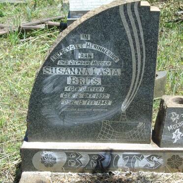 BRITS Susanna Lasia nee DREYER 1892-1949