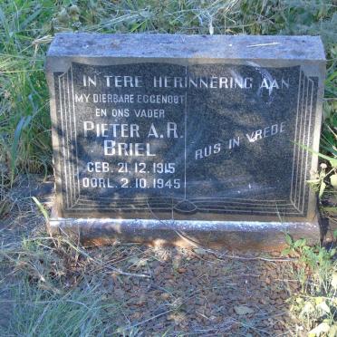 BRIEL Pieter A.R. 1915-1945