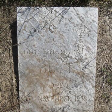 BUTT Charles Frederick Sutton -1958