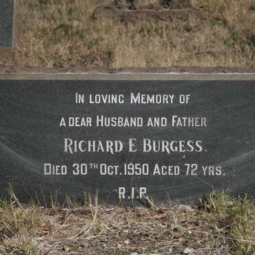 BURGESS Richard E. -1950