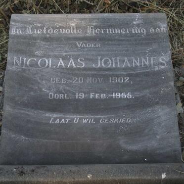 BERG Nicolaas Johannes, v.d. 1902-1955