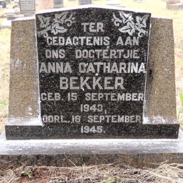 BEKKER Anna Catharina 11943-1945