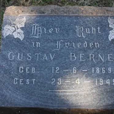 BERNER Gustav 1869-1949