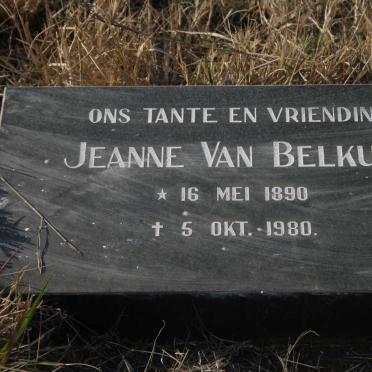 BELKUM Jeanne, van 1890-1980