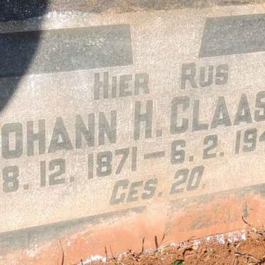 CLAASSEN Johann H. 1871-1945