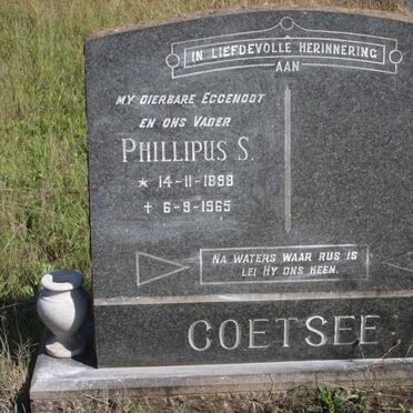 COETSEE Phillipus S. 1898-1965