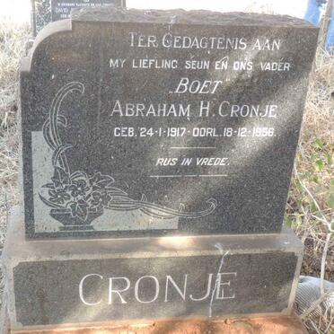 CRONJE Abraham H. 1917-1956