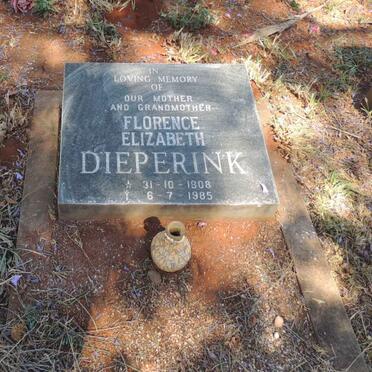 DIEPERINK Florence Elizabeth 1908-1985