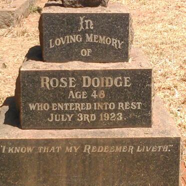 DOIDGE Rose -1923