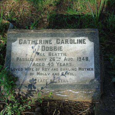 DOBBIE Catherine Caroline nee BEATTIE -1948