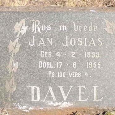 DAVEL Jan Josias 1899-1955