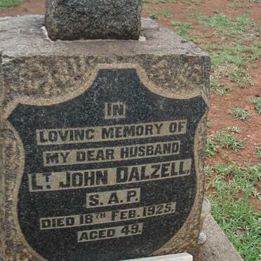 DALZELL John -1925