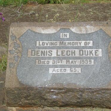 DUKE Denis Legh -1939