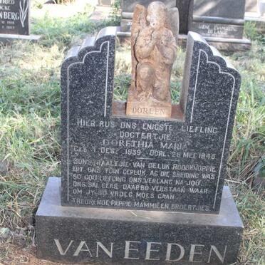 EEDEN Dorethia Maria, van 1939-1945