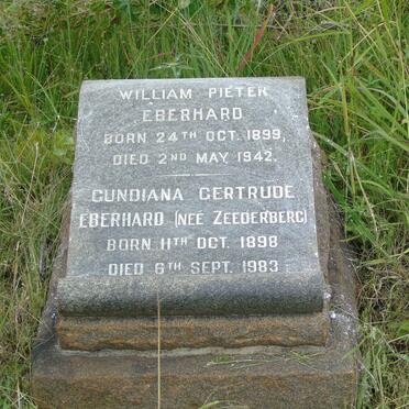 EBERHARD William Pieter 1899-1942 & Gundiana Gertrude ZEEDERBERG 1898-1983