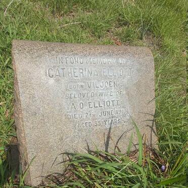 ELLIOTT Catherina nee VILJOEN -1914