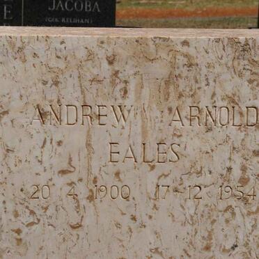 EALES Andrew Arnold 1900-1954