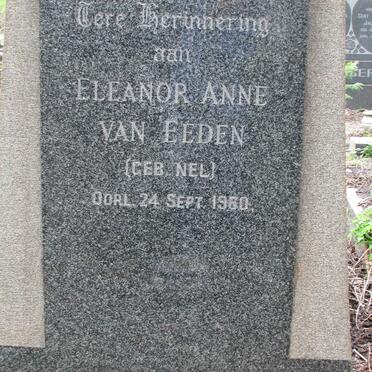 EEDEN Eleanor Anne, van nee NEL -1960