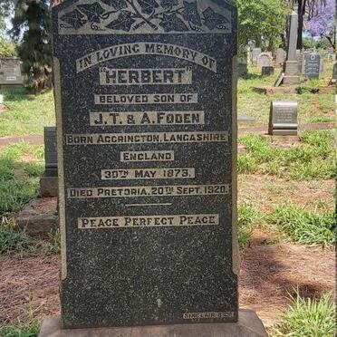 FODEN Herbert 1879-1920