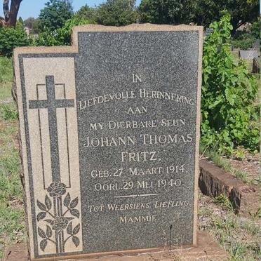 FRITZ Johann Thomas 1914-1940