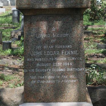 FERNIE John Edgar -1944