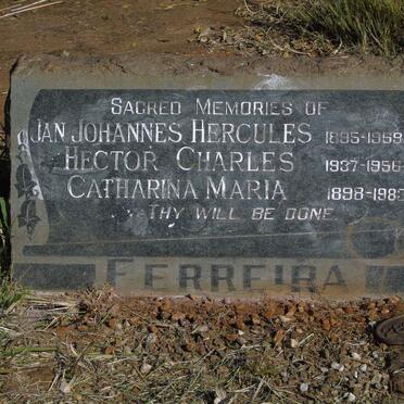 FERREIRA Jan Johannes Hercules 1895-1969 &amp; Catharina Maria 1898-1983