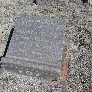 FOY Joseph Patric 1913-1954