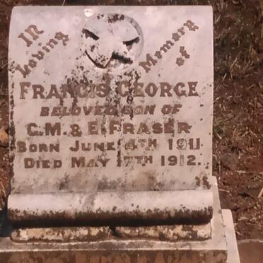 FRASER Francis George 1911-1912