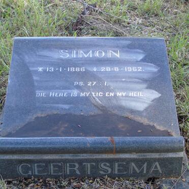 GEERTSEMA Simon 1886-1962