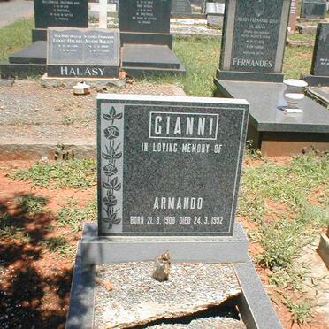 GIANNI Armando 1908-1992