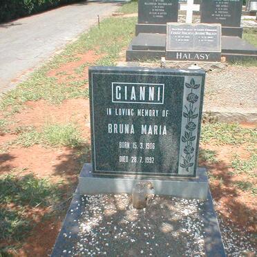 GIANNI Bruna Maria 1906-1992