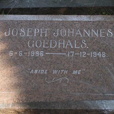 GOEDHALS Joseph Johannes 1886-1948