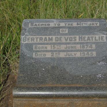 HEATLIE Bertram de Vos 1874-1945
