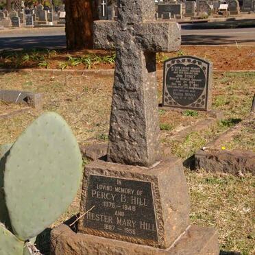 HILL Percy B. 1876-1946 &amp; Hester Mary 1887-1955