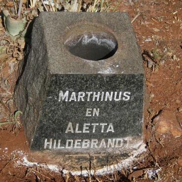 HILDEBRANDT Marthinus & Aletta 
