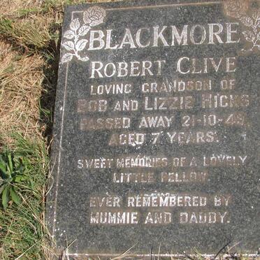 BLACKMORE Robert Clive -1949