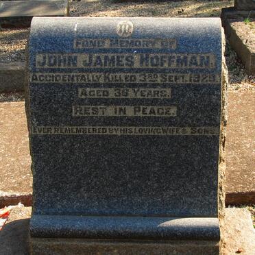 HOFFMAN John James -1929